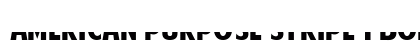 American Purpose STRIPE 1 Bold Italic