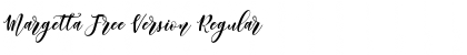 Margetta Free Version Font