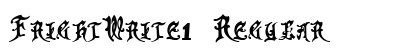 FrightWrite1 Regular