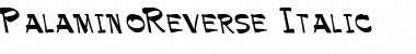 PalaminoReverse Font