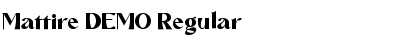 Mattire DEMO Font