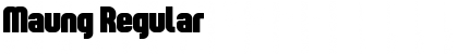 Maung Font
