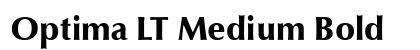 Optima LT Medium Bold preview