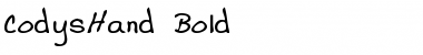 CodysHand Bold Font