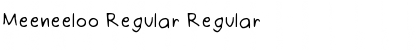 Download Meeneeloo Regular Font Download Meeneeloo Regular Font