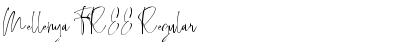 Mellenya FREE Font