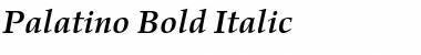 Palatino Bold Italic Font Palatino Bold Italic Font