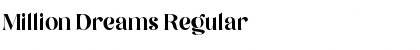 Download Million Dreams Font Download Million Dreams Font