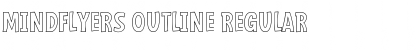 Mindflyers Outline Regular Font