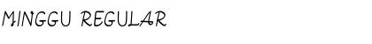 Download MINGGU Font Download MINGGU Font