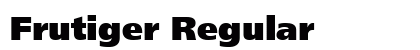 Frutiger Regular Preview