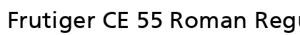 Frutiger CE 55 Roman Regular Preview