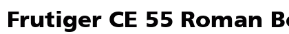 Frutiger CE 55 Roman Bold Preview