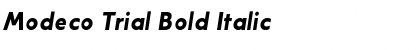 Modeco Trial Font