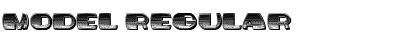 Model Regular Font Model Regular Font