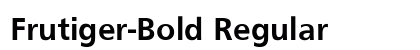Frutiger-Bold Regular