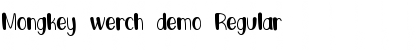 Download Mongkey werch demo Font
