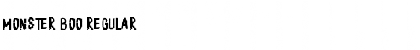 MONSTER BOO Font