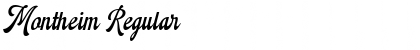 Montheim Font