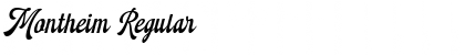 Montheim Font
