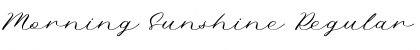 Morning Sunshine Font