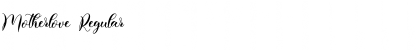 Download Motherlove Font Download Motherlove Font