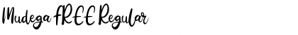 Mudega FREE Font