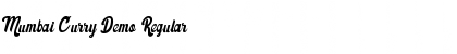 Mumbai Curry Demo Font