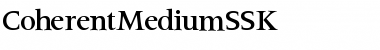 CoherentMediumSSK Font