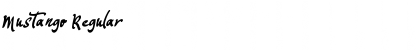Mustango Font