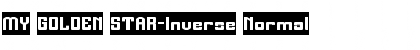 MY GOLDEN STAR-Inverse Font