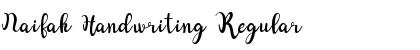 Naifah Handwriting Font
