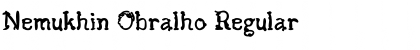 Nemukhin Obralho Font