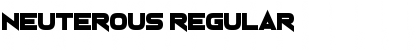 Neuterous Regular Font