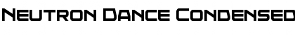Neutron Dance Condensed Regular Font