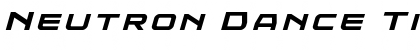 Download Neutron Dance Title Italic Font Download Neutron Dance Title Italic Font