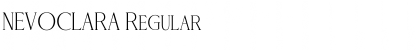 NEVOCLARA Font