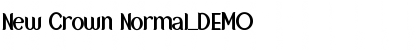 New Crown Normal_DEMO Font