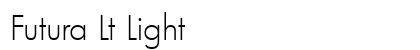 Futura Lt Light Preview
