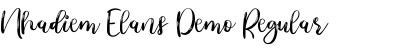 Download Nhadiem Elans Demo Font Download Nhadiem Elans Demo Font