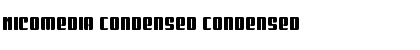 Nicomedia Condensed Font