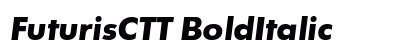 FuturisCTT BoldItalic Preview