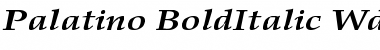 Download Palatino-BoldItalic Wd Font