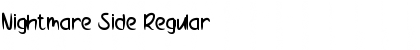 Nightmare Side Font