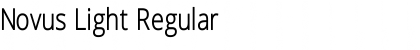 Download Novus Light Font Download Novus Light Font
