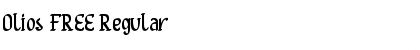 Olios FREE Font