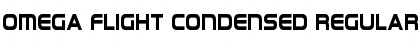 Download Omega Flight Condensed Font