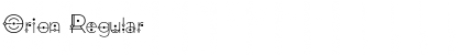 Download Orion Font