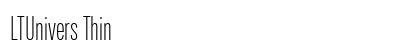 LTUnivers Thin Preview