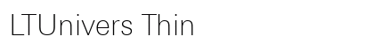 LTUnivers Thin Preview